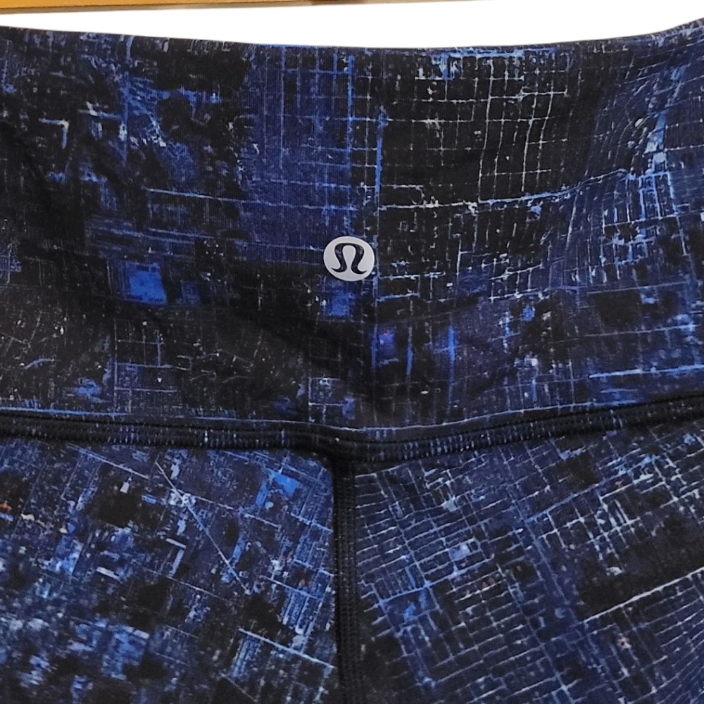 🆕️ Lululemon Wunder Under Hi-Rise Tight Leggings in City Lights Multi Black - Picture 9 of 10